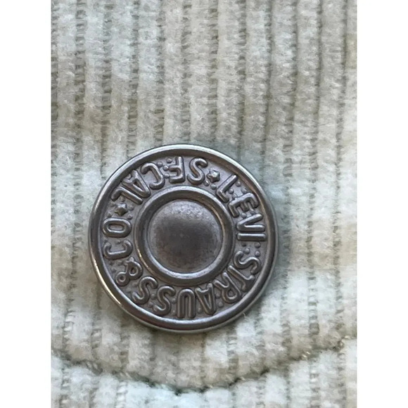 Levis Strauss & Co. Womens XL Light Green Baby Baggy Cropped Trucker Jacket NEW - Picture 6 of 10